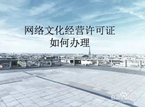 網絡文化經營許可證辦理指南 從申請到拿證的全面解析